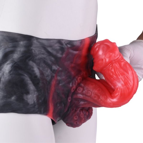 (image for) Tentacle Fantasy Dildo Pant Hollow Design 7 Inches