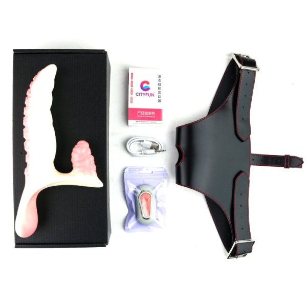 (image for) Monster Strap-on Vibrator Tentacle Dildo