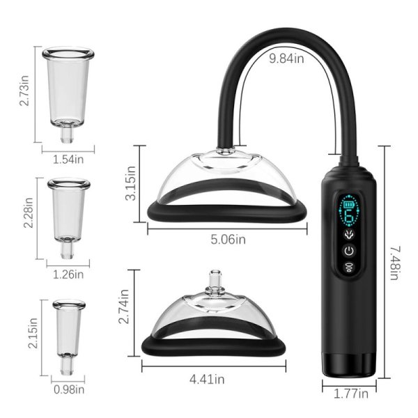 (image for) Nipple Clitoral Vaginal Suction Vacuum Pump