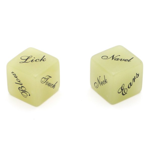 (image for) Pair of Luminous Dices 2.5cm