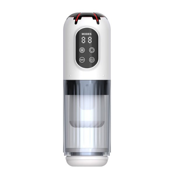 (image for) Telescopic Rotating Male Masturbator with Handle