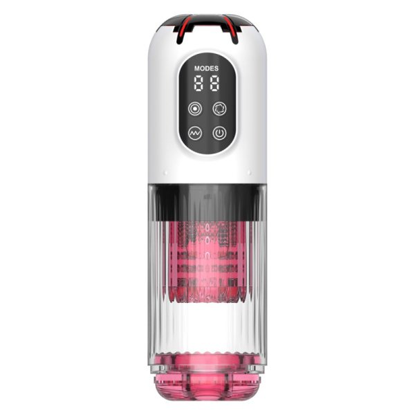 (image for) Telescopic Rotating Male Masturbator with Handle