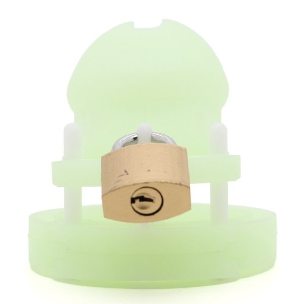 (image for) CB-6000S Short Male Luminous Chastity Cage Kit