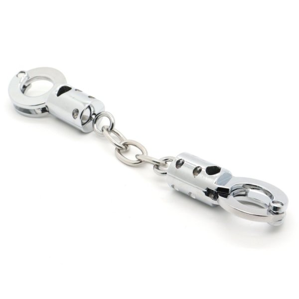 (image for) Erotic Metal Finger Cuffs Device