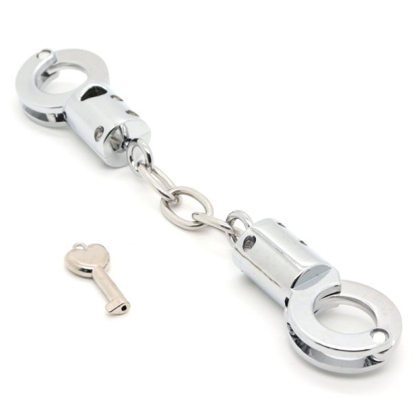 (image for) Erotic Metal Finger Cuffs Device