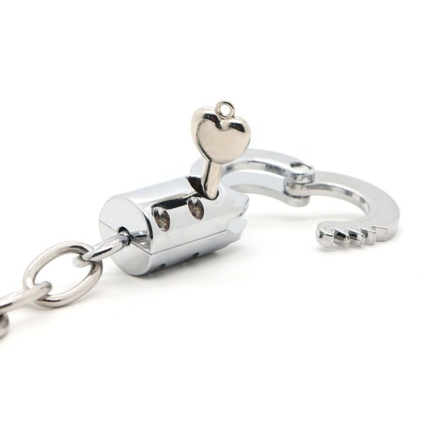 (image for) Erotic Metal Finger Cuffs Device
