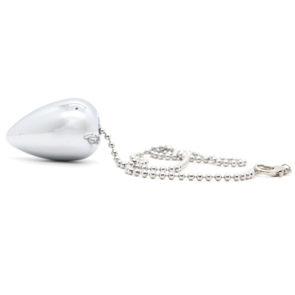 (image for) Metal Ball Butt Plug with Safety Chain - Tip