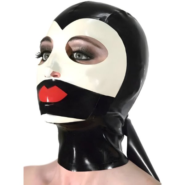 (image for) Latex Hood Silence with Deco Lips