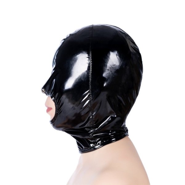 (image for) Fetish Slave Vinyl Hood with Mouth Gag