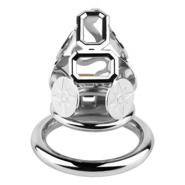 (image for) Snake Premium Metal Chastity Cage - Short