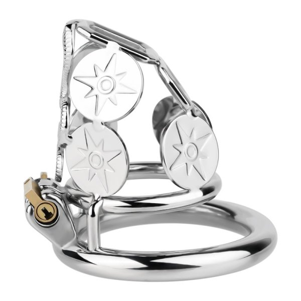 (image for) Snake Premium Metal Chastity Cage - Short
