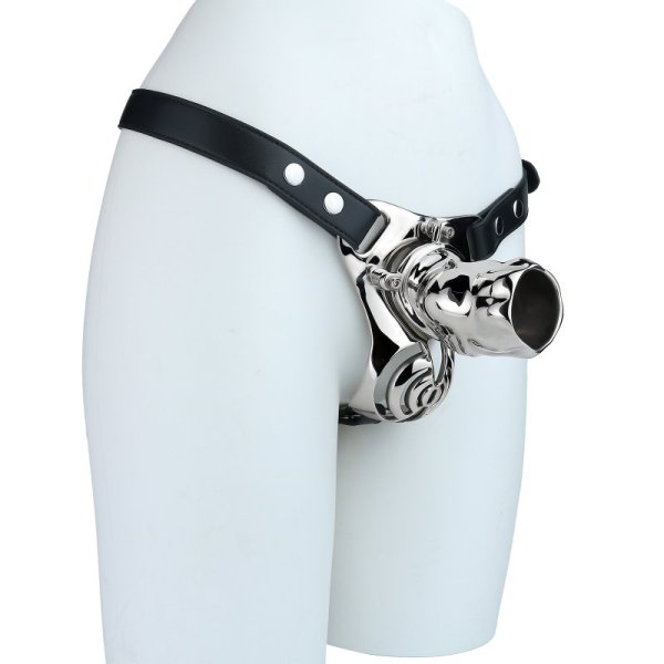 (image for) Heavy Meta Panty Chastity Cages - B