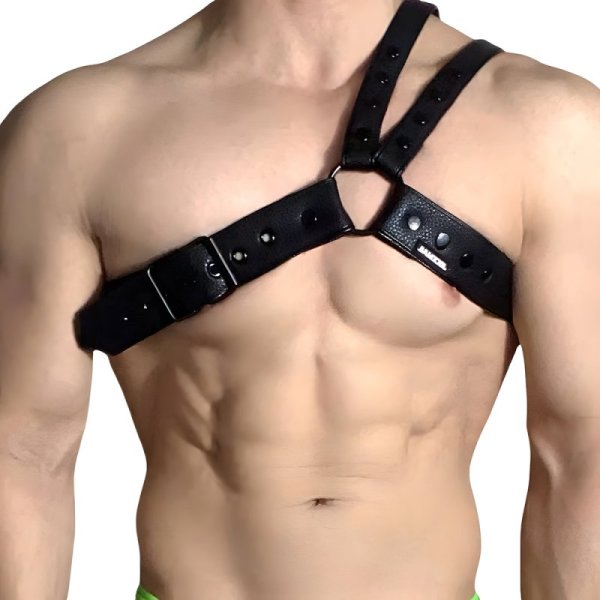 (image for) Leather Tri Harness Chest Armor