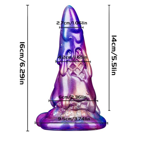 (image for) 6.3" Ice Cream Cone Anal Plug