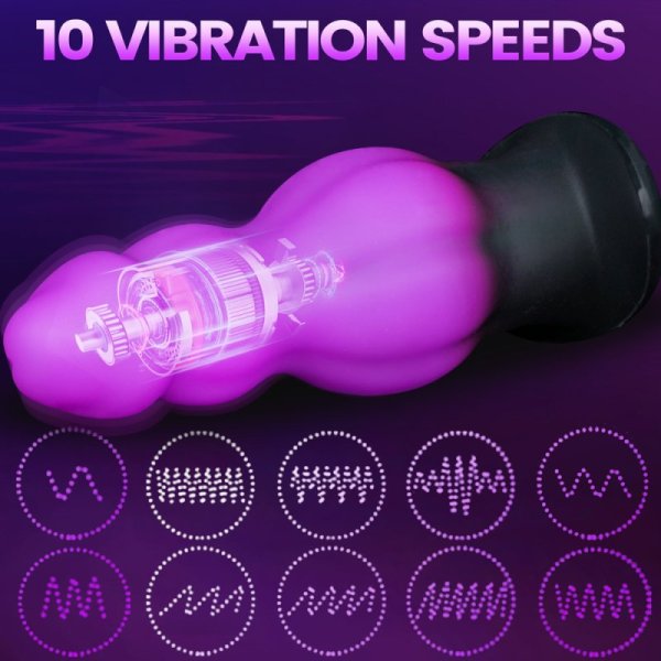 (image for) 6.7" Remote Control Anchor Dildo Plug