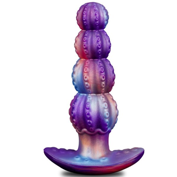 (image for) 6.5" Flaming Tentacle Anal Beads