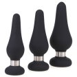 (image for) Silicone Butt Plug With Metal Ring
