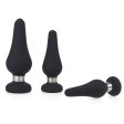 (image for) Silicone Butt Plug With Metal Ring