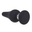 (image for) Silicone Butt Plug With Metal Ring
