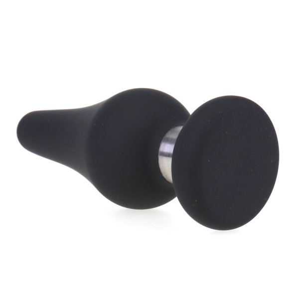 (image for) Silicone Butt Plug With Metal Ring
