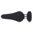(image for) Silicone Butt Plug With Metal Ring