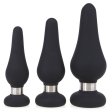 (image for) Silicone Butt Plug With Metal Ring