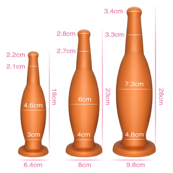 (image for) Bottle Soft Silicone Butt Plug
