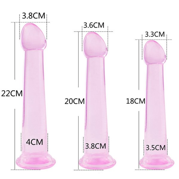 (image for) Crystal Suction Anal Dildo
