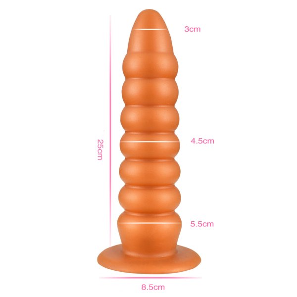 (image for) Suction Thread Soft Silicone Butt Plug