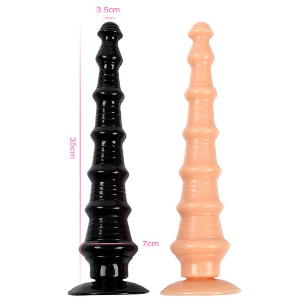 (image for) Long Soft PVC Anal Beads