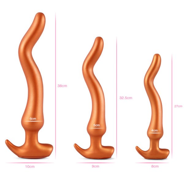 (image for) Golden Dragon Silicone Prostate Massager