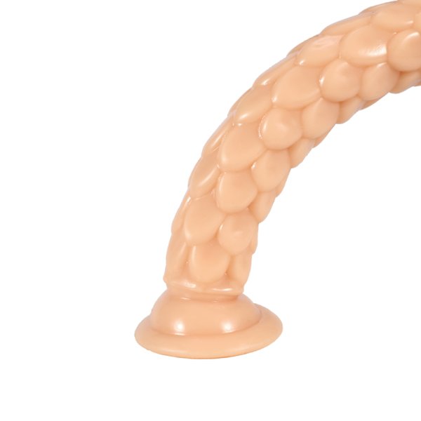 (image for) Scale Pattern 50 cm/19.7 inch PVC Dildo