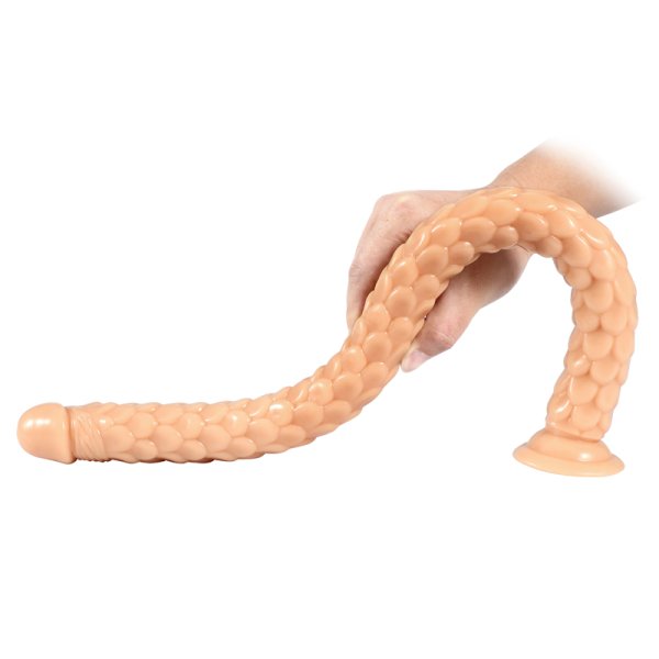 (image for) Scale Pattern 50 cm/19.7 inch PVC Dildo