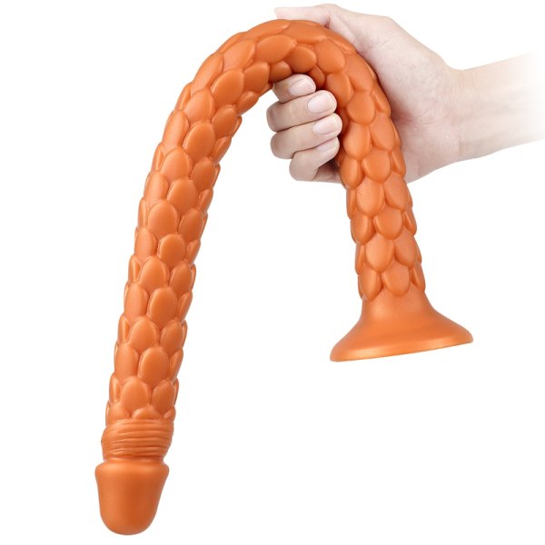 (image for) Scale Pattern 50 cm/19.7 inch Silicone Dildo
