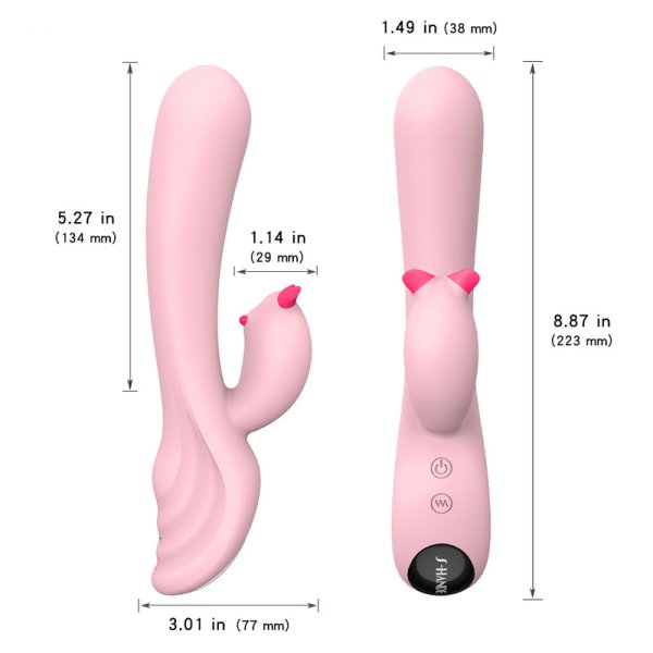 (image for) Plume LED light Rabbit Vibrator