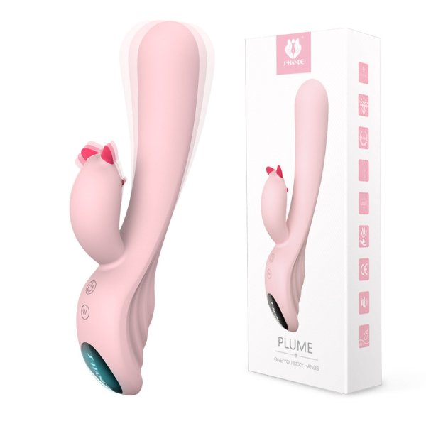 (image for) Plume LED light Rabbit Vibrator