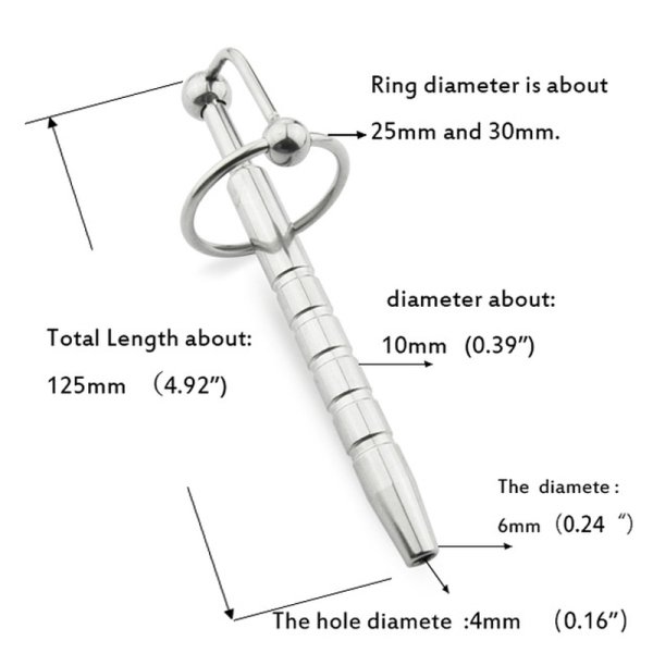 (image for) Penis Plug Wth Glans Ring