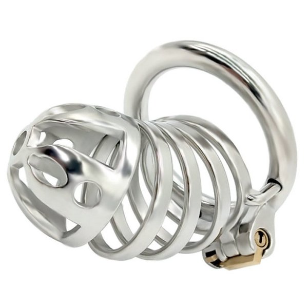 (image for) Captus Stainless Steel Locking Chastity Cage