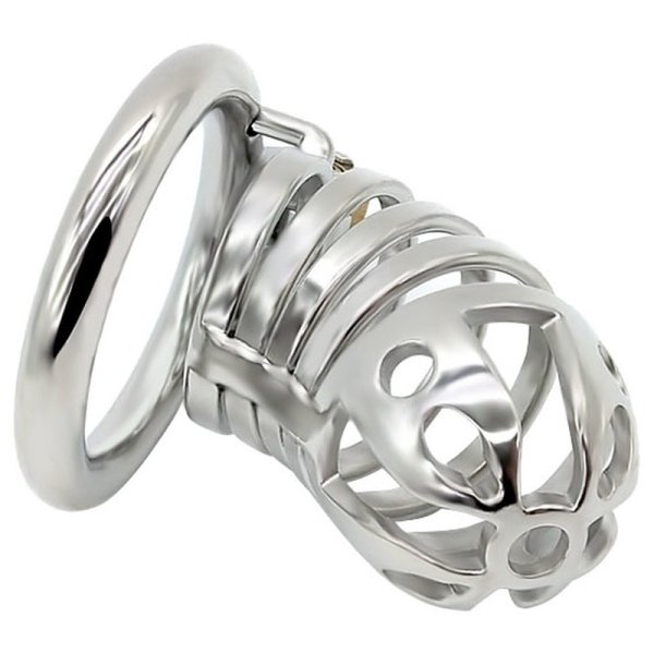 (image for) Captus Stainless Steel Locking Chastity Cage