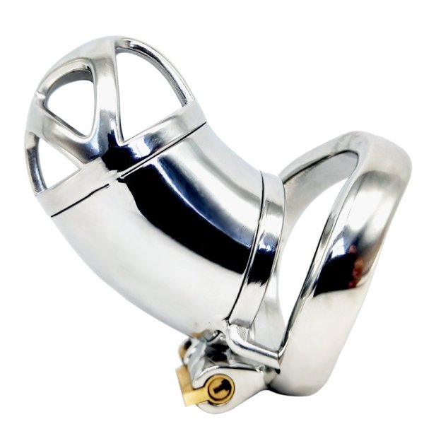 (image for) Steel Cock Cage with Bend Ring