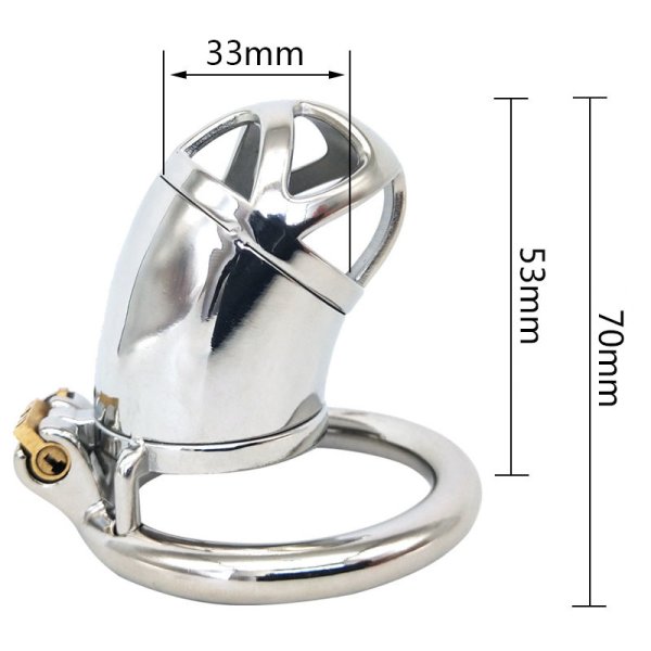 (image for) Steel Cock Cage with Lock
