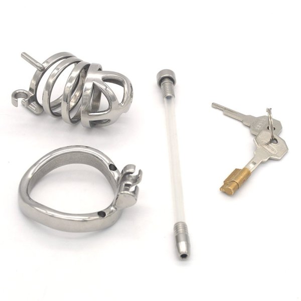 (image for) Net Chastity Device Bend Ring With Cum Thru