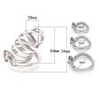 (image for) Rhombic Bend Ring Male Chastity Cock Cage