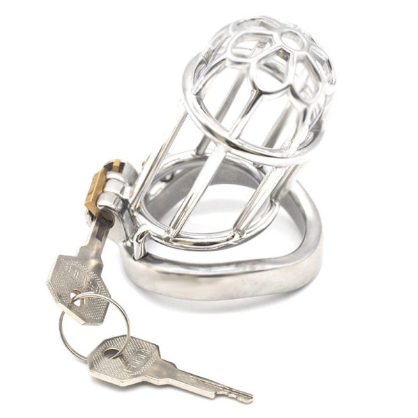 (image for) Plum Blossom Bend Ring Chastity Device