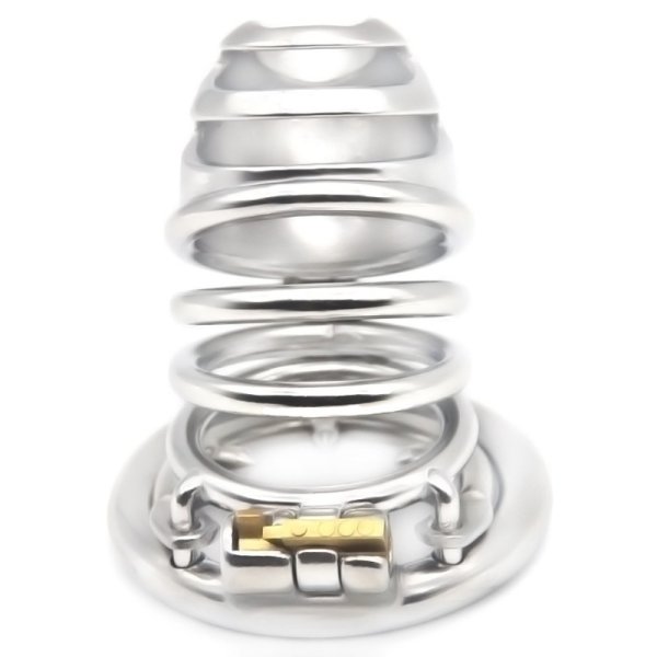 (image for) Gourd Steel Cock Cage With Anti-falling Ring