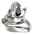 (image for) Tiger Head Bend Ring Steel Cock Cage