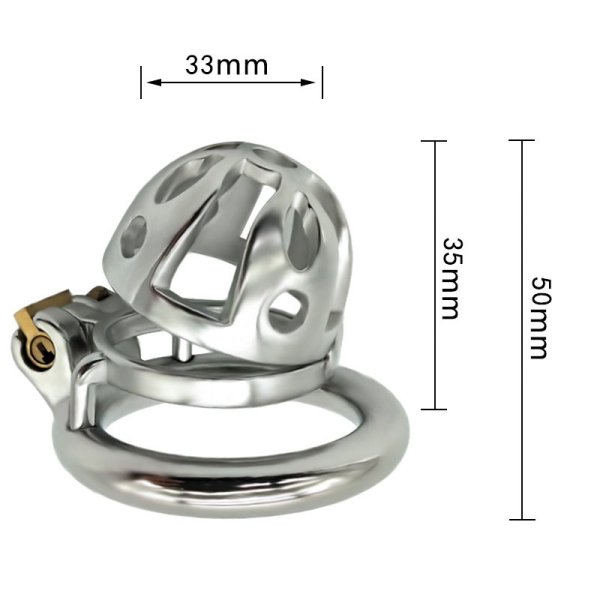 (image for) Chastity Device Steel Cock Cage
