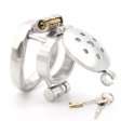(image for) Double Key Steel Cock Cage - Short
