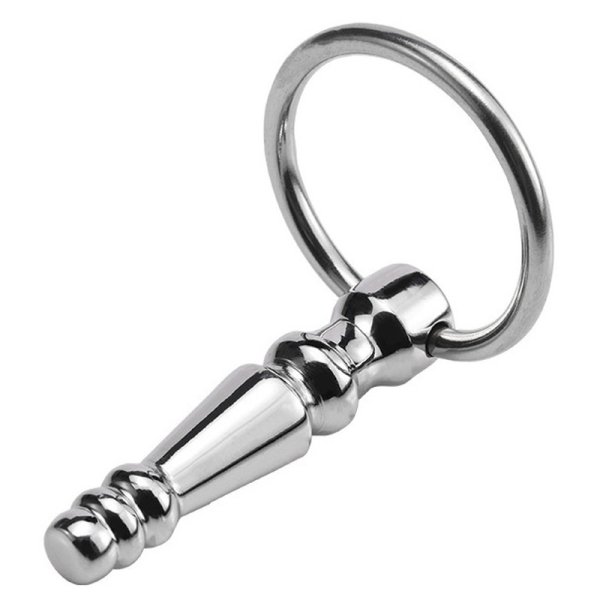 (image for) Steel Penis Plug With Ring