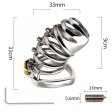 (image for) Bolted Chastity Cage With Spikes